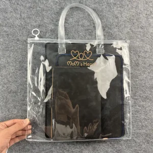 PVC zipper bag with handle