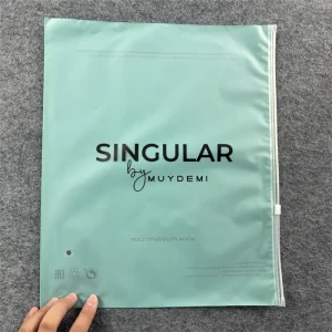 Blue & Clear Reusable Zipper Storage Bags - Heavy Duty Airtight Resealable Plastic Pouches