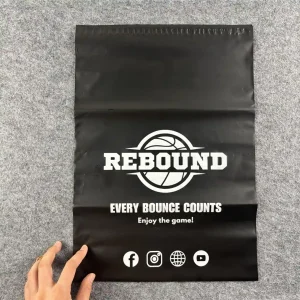 Custom Branded Matte Poly Mailers - Recyclable & Waterproof Shipping Bags for Ecommerce