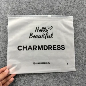 Premium Matte Black Custom Printed Zipper Bags Wholesale Packaging Durable & Waterproof Pouches