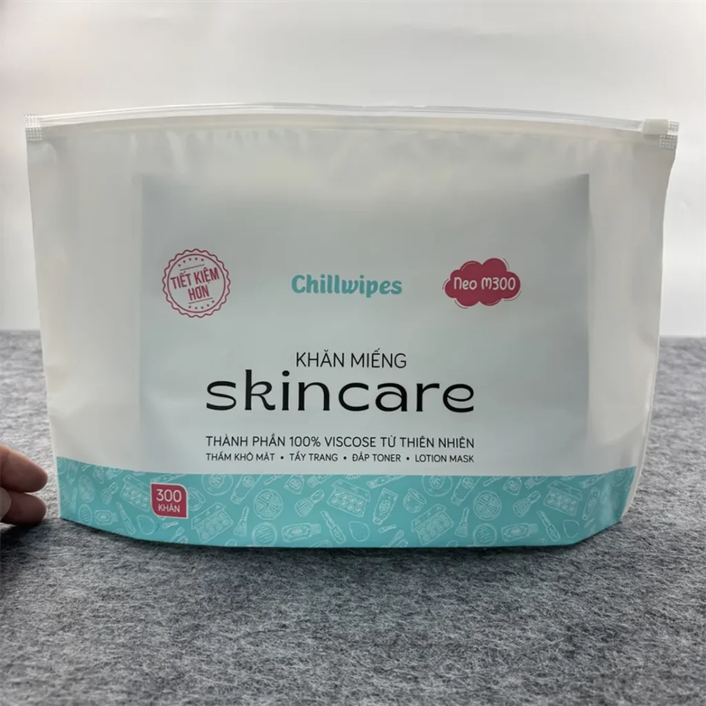Frosted Zipper Bag