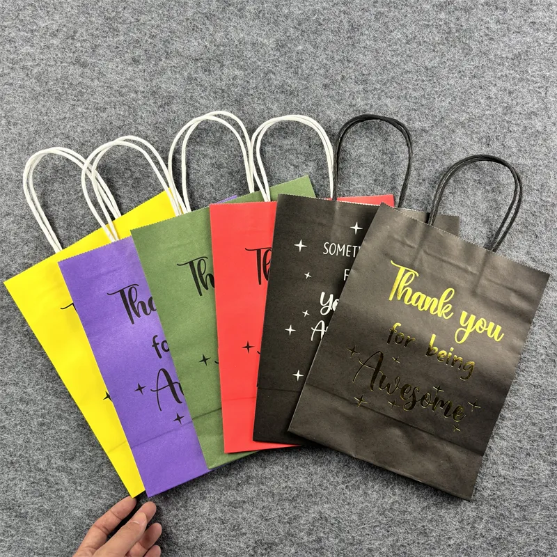 Custom Printed Kraft Paper Bags