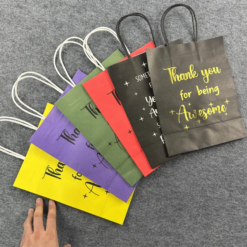 Custom Printed Kraft Paper Bags