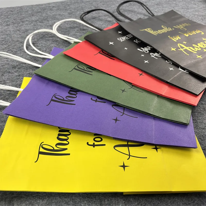 Custom Printed Kraft Paper Bags