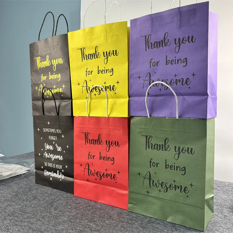 Custom Printed Kraft Paper Bags